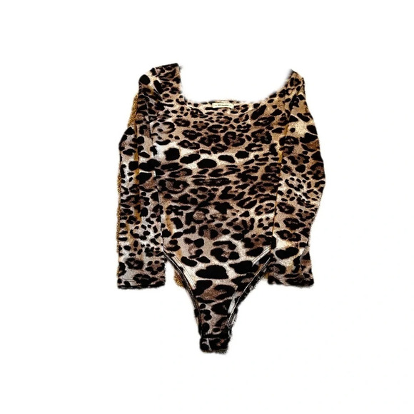 Women's Leopard Small Long-sleeve bodysuit - Picture 2 of 6